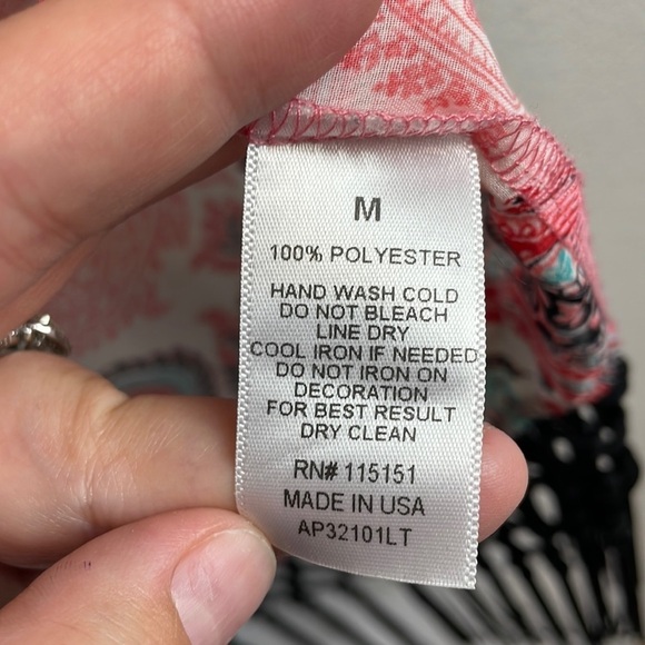 Romeo & Juliet couture paisley cover up kimono size M - Picture 4 of 5